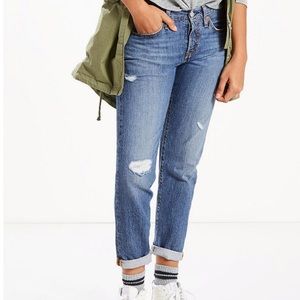 Levi 501 Women Taper non-stretch butterfly midrise